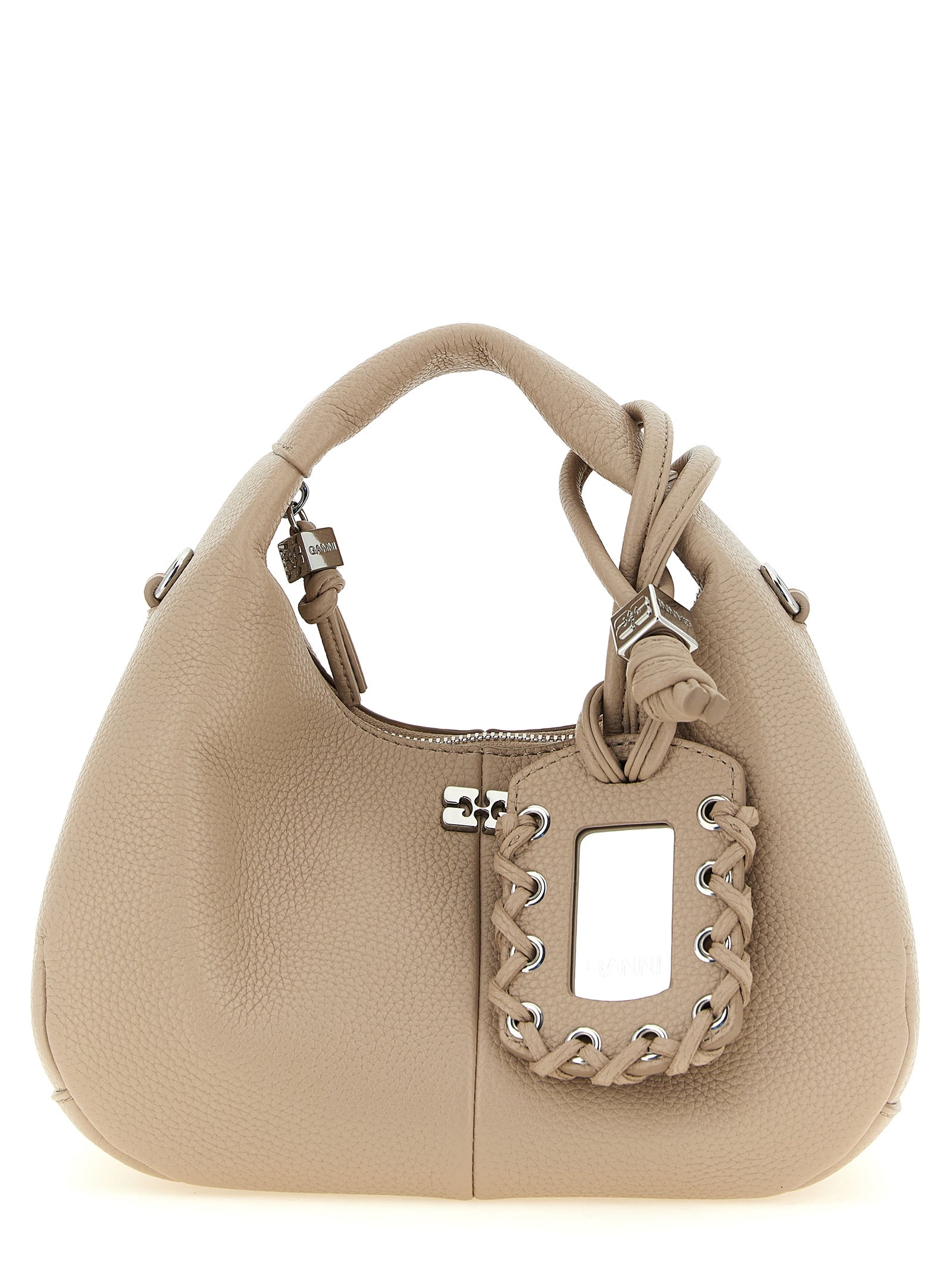Mini Hobo Faux Leather Handbag