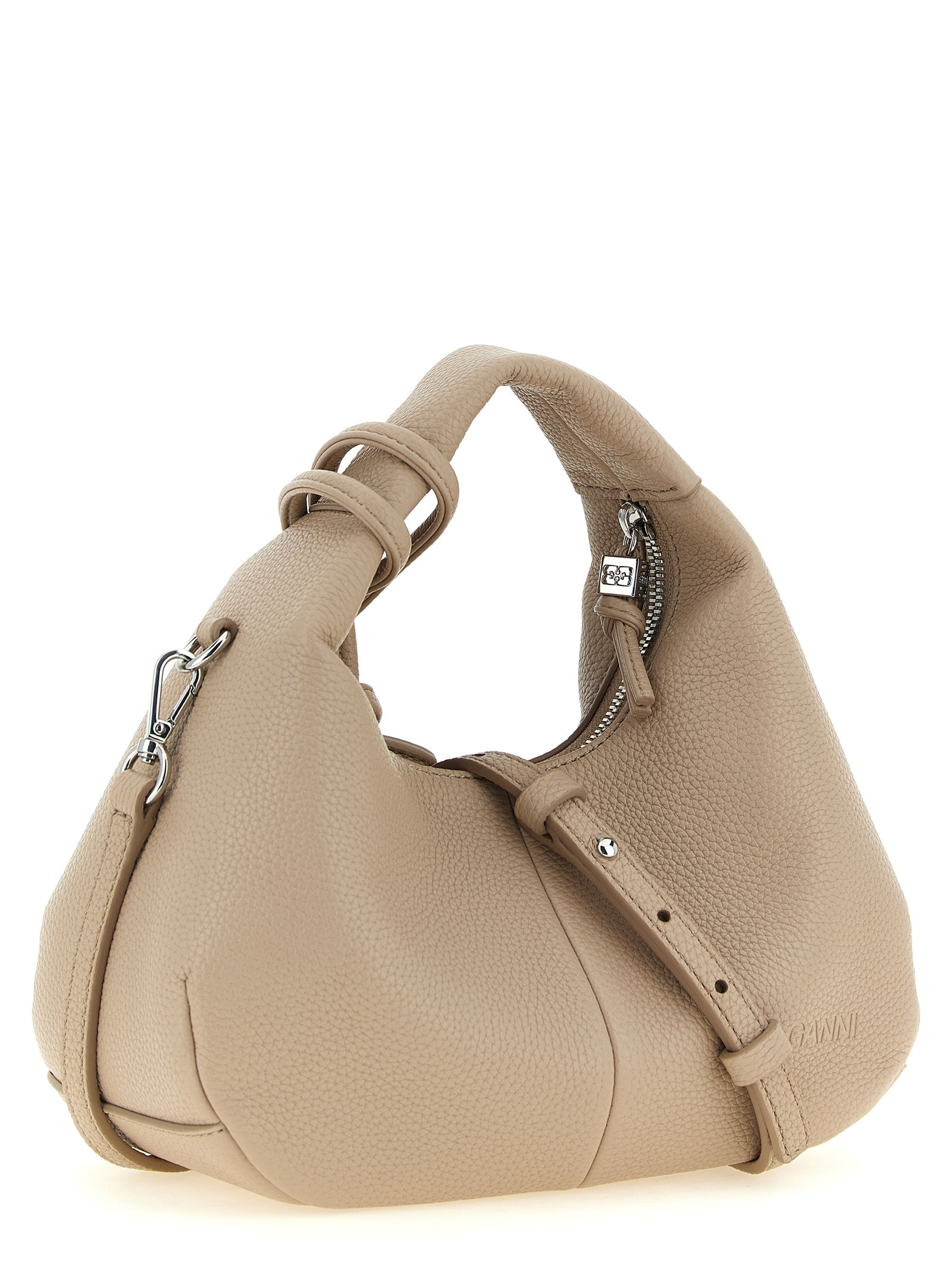 Mini Hobo Faux Leather Handbag