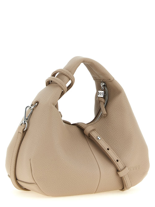 Mini Hobo Faux Leather Handbag