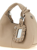 Mini Hobo Faux Leather Handbag