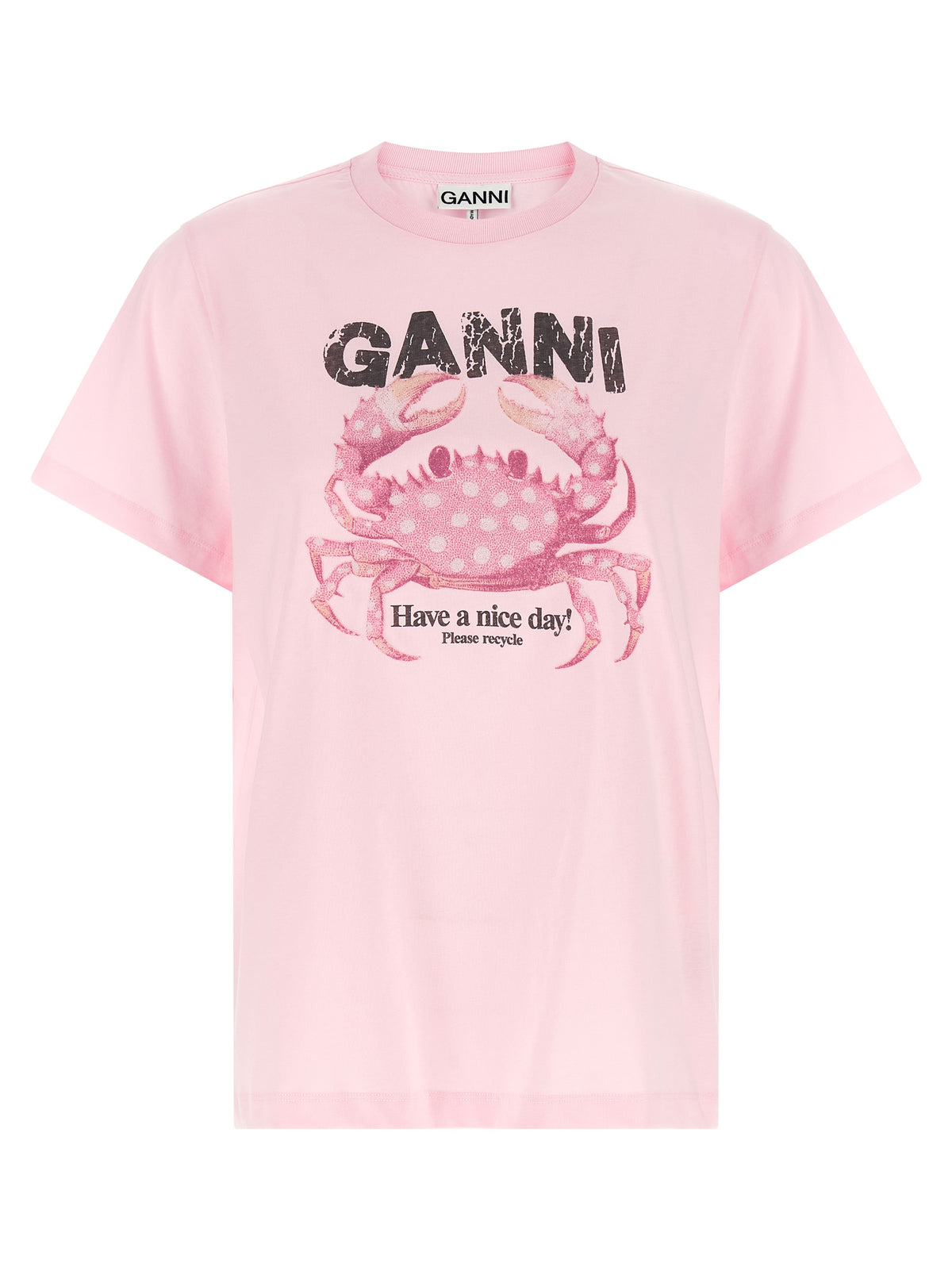 Pink Organic Cotton Crew Tee