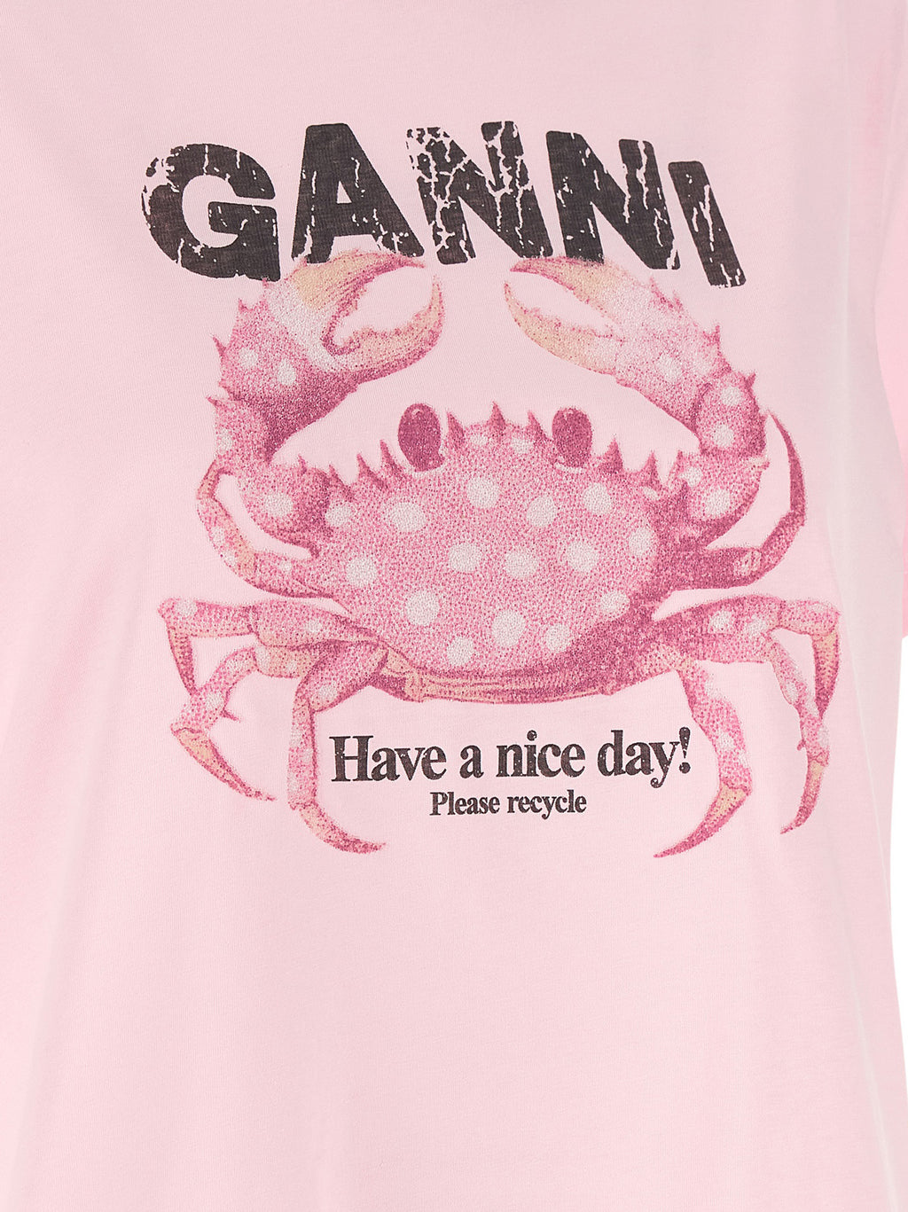 Pink Organic Cotton Crew Tee
