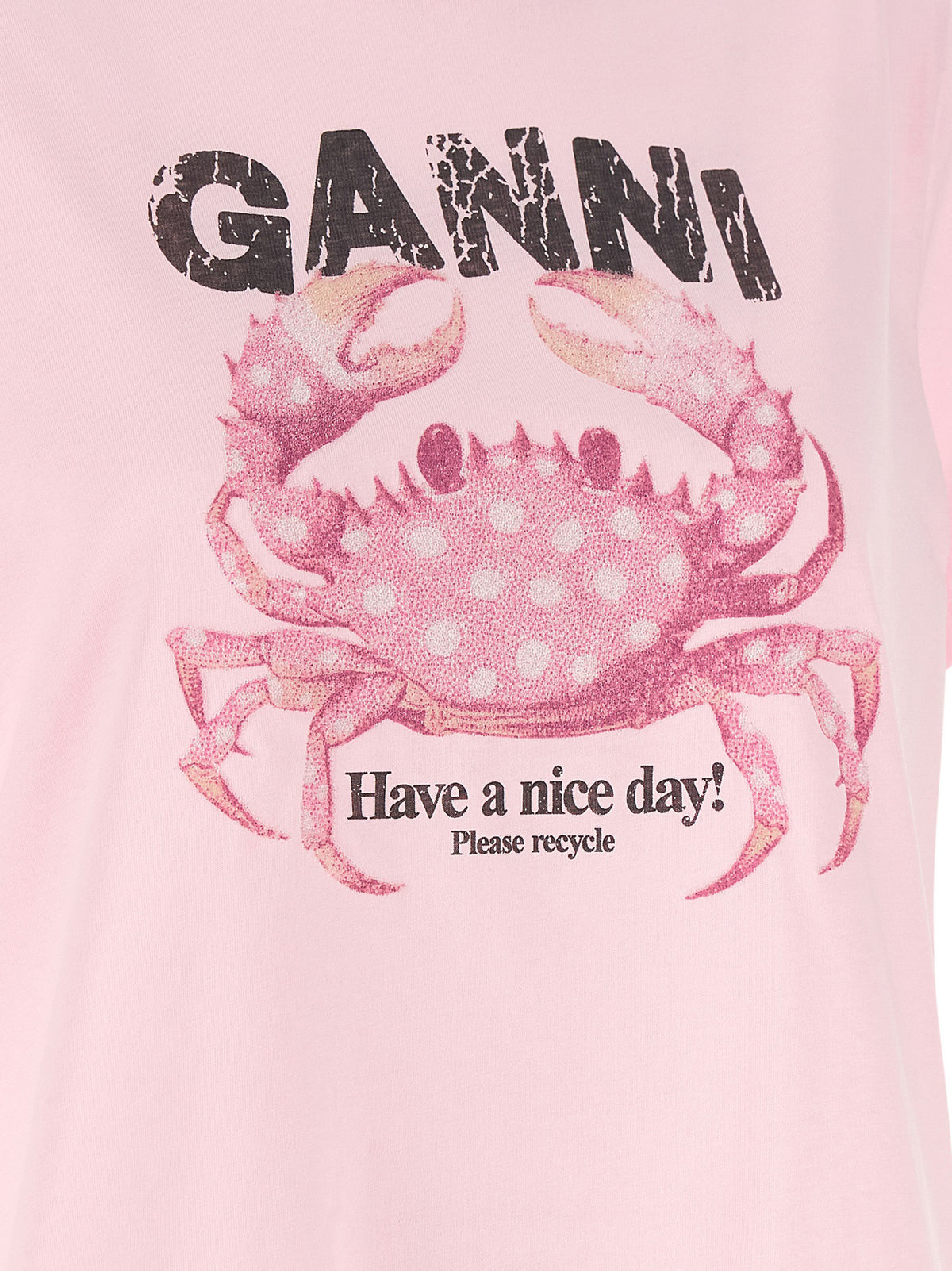 Pink Organic Cotton Crew Tee