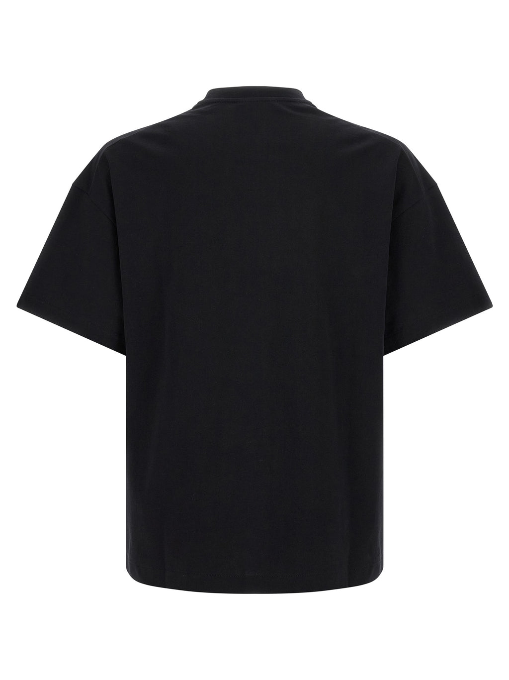 White/Black Cotton T-Shirt