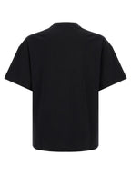 White/Black Cotton T-Shirt