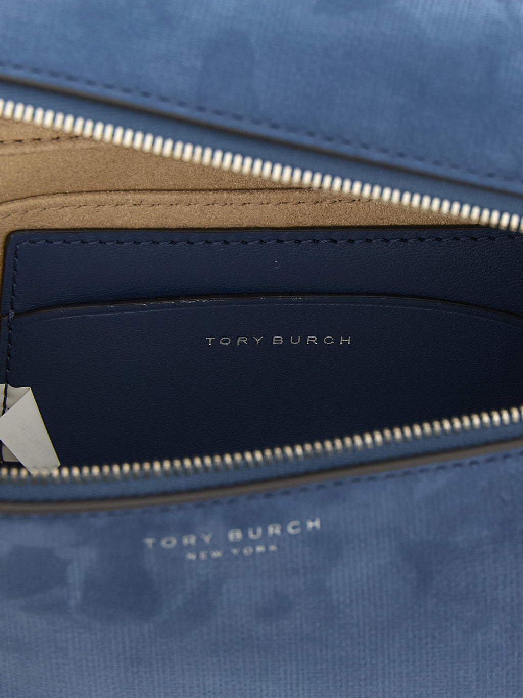 Blue Lamb Leather Romy Slim Shoulder Bag