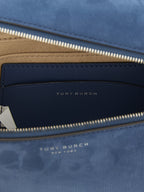 Blue Lamb Leather Romy Slim Shoulder Bag