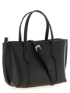 Black Cowhide Perry Mini Handbag
