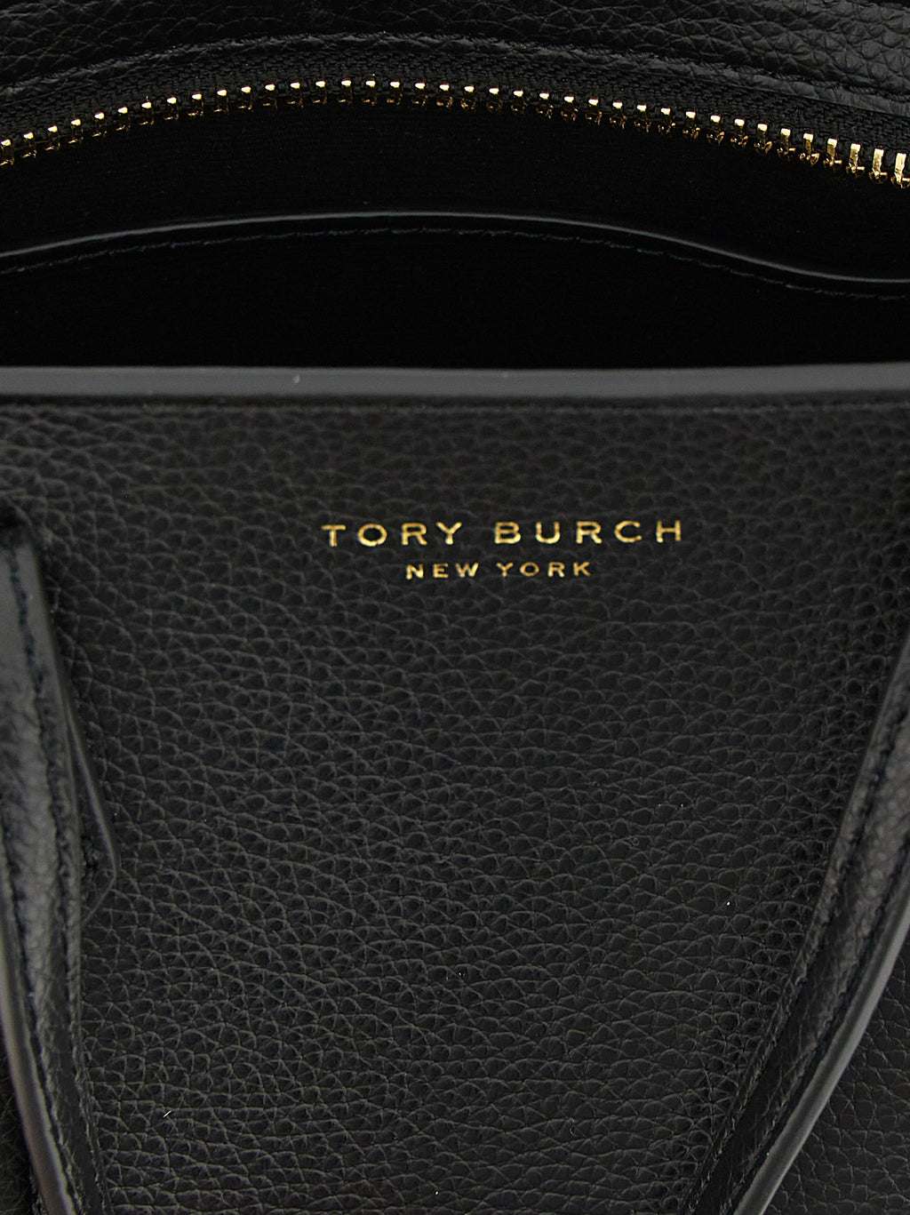 Black Cowhide Perry Mini Handbag
