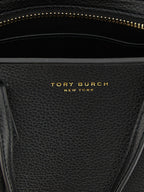 Black Cowhide Perry Mini Handbag