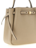 Beige Cowhide Romy Bucket Bag