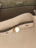 Beige Cowhide Romy Bucket Bag