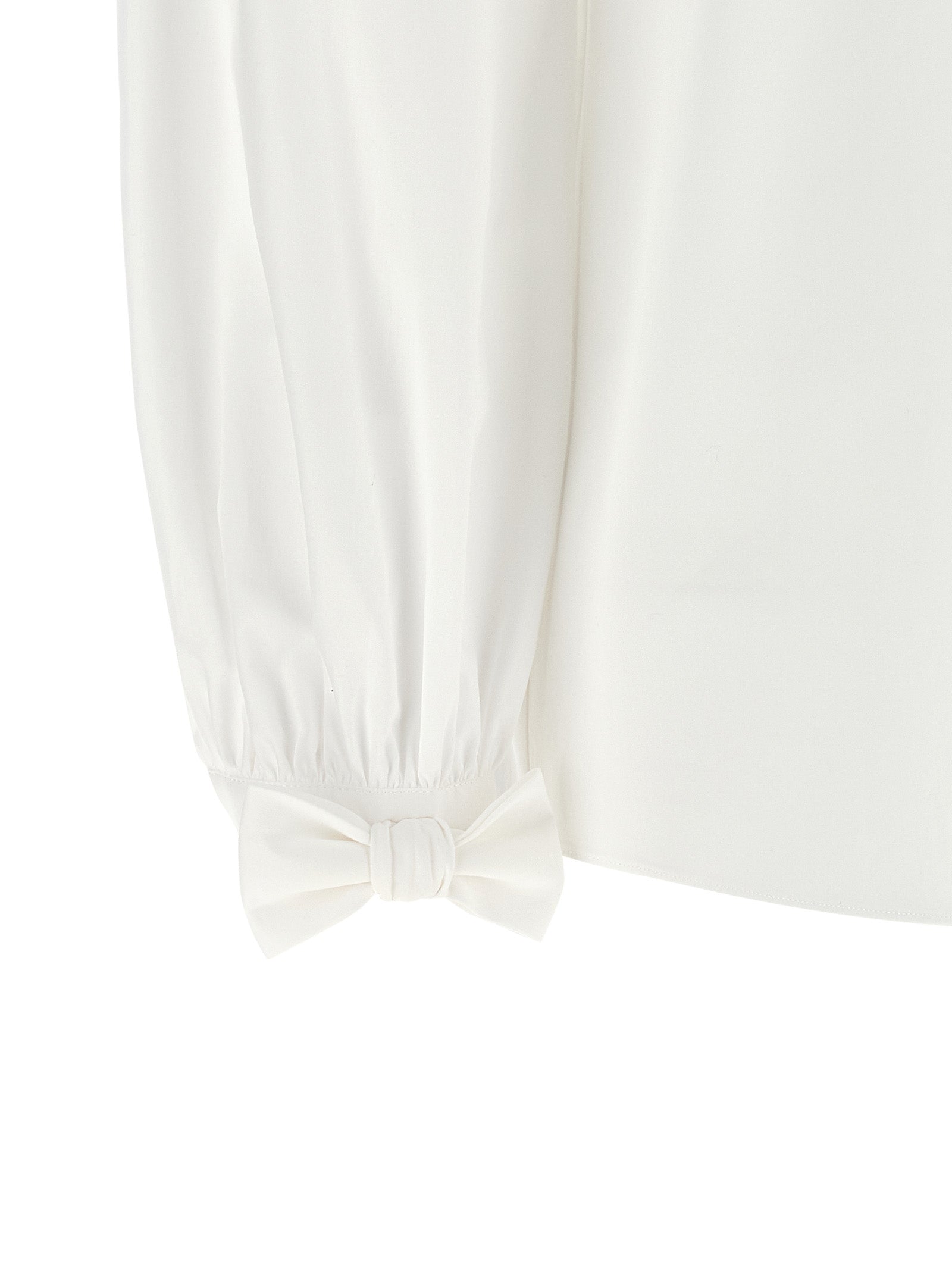 White Cotton Poplin Blouse