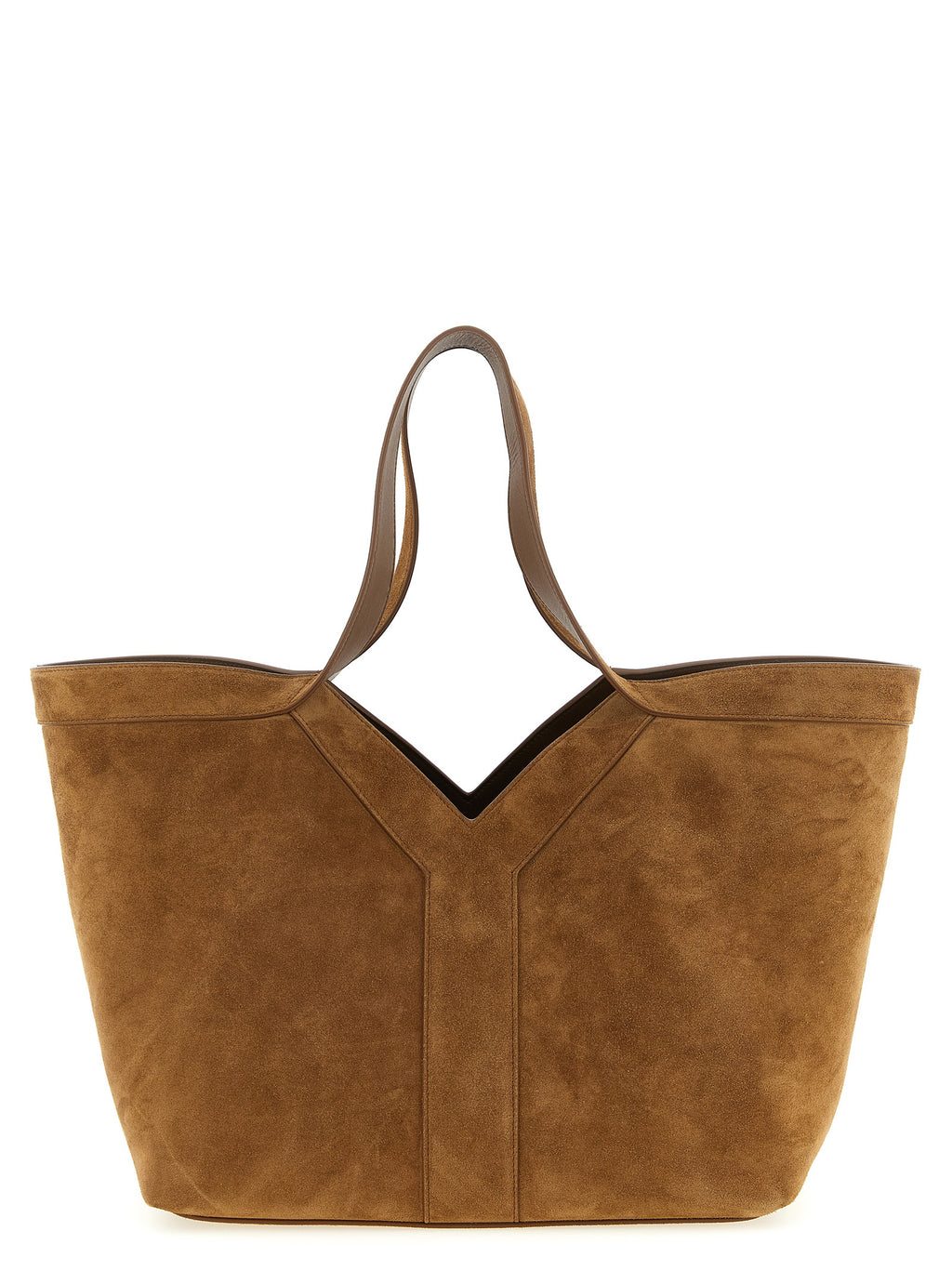 Small Calfskin Suede Y Tote