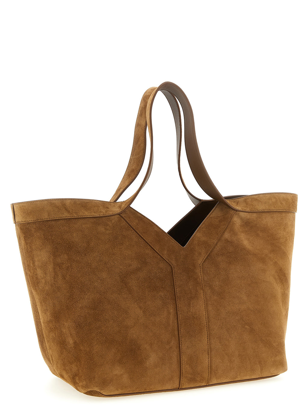 Small Calfskin Suede Y Tote