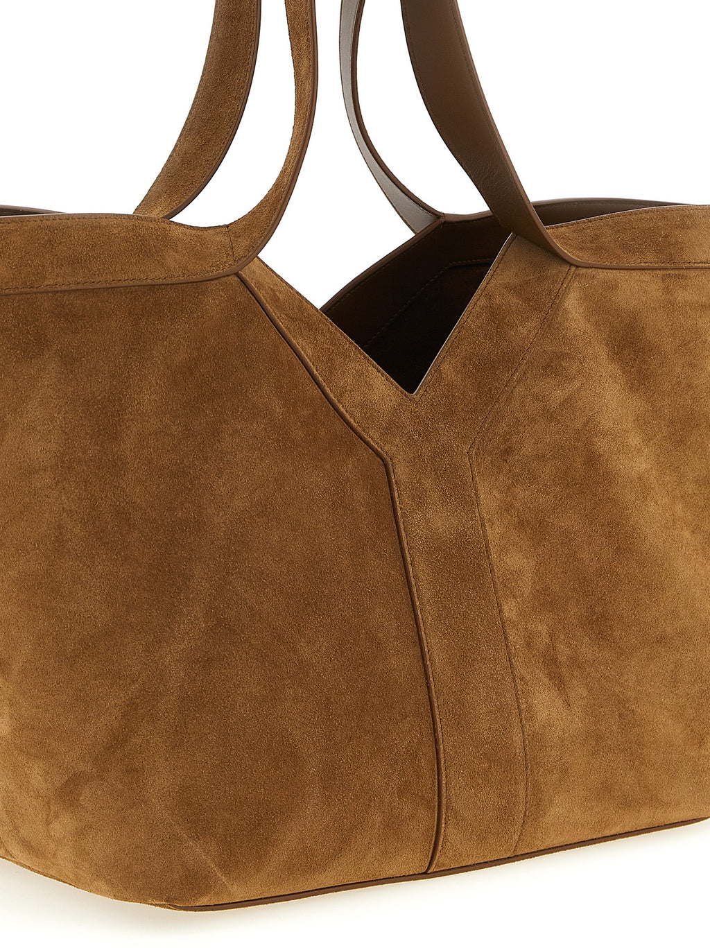 Small Calfskin Suede Y Tote