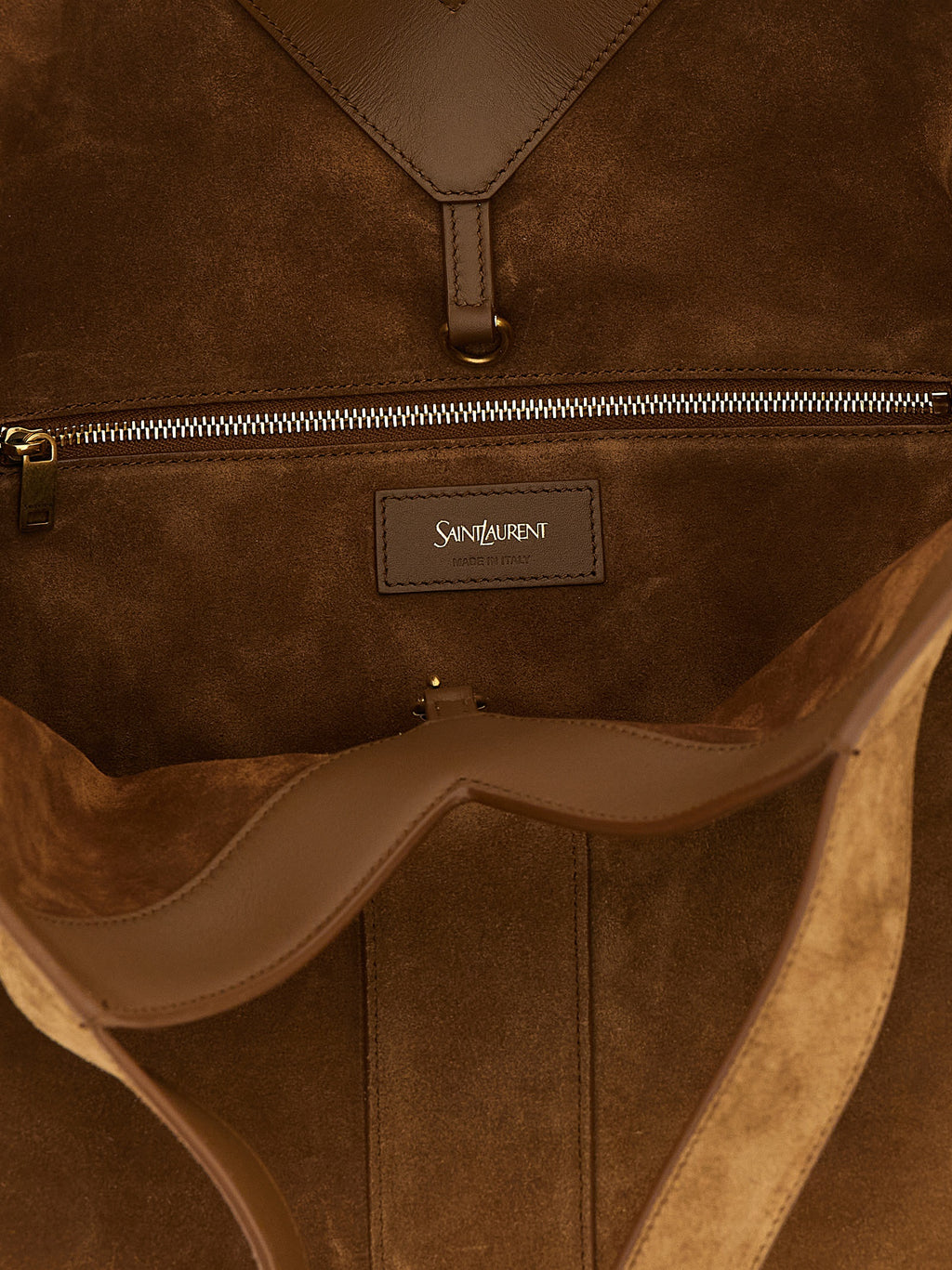 Small Calfskin Suede Y Tote