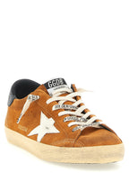 Orange Cowhide Super‑Star Low‑Top Sneaker