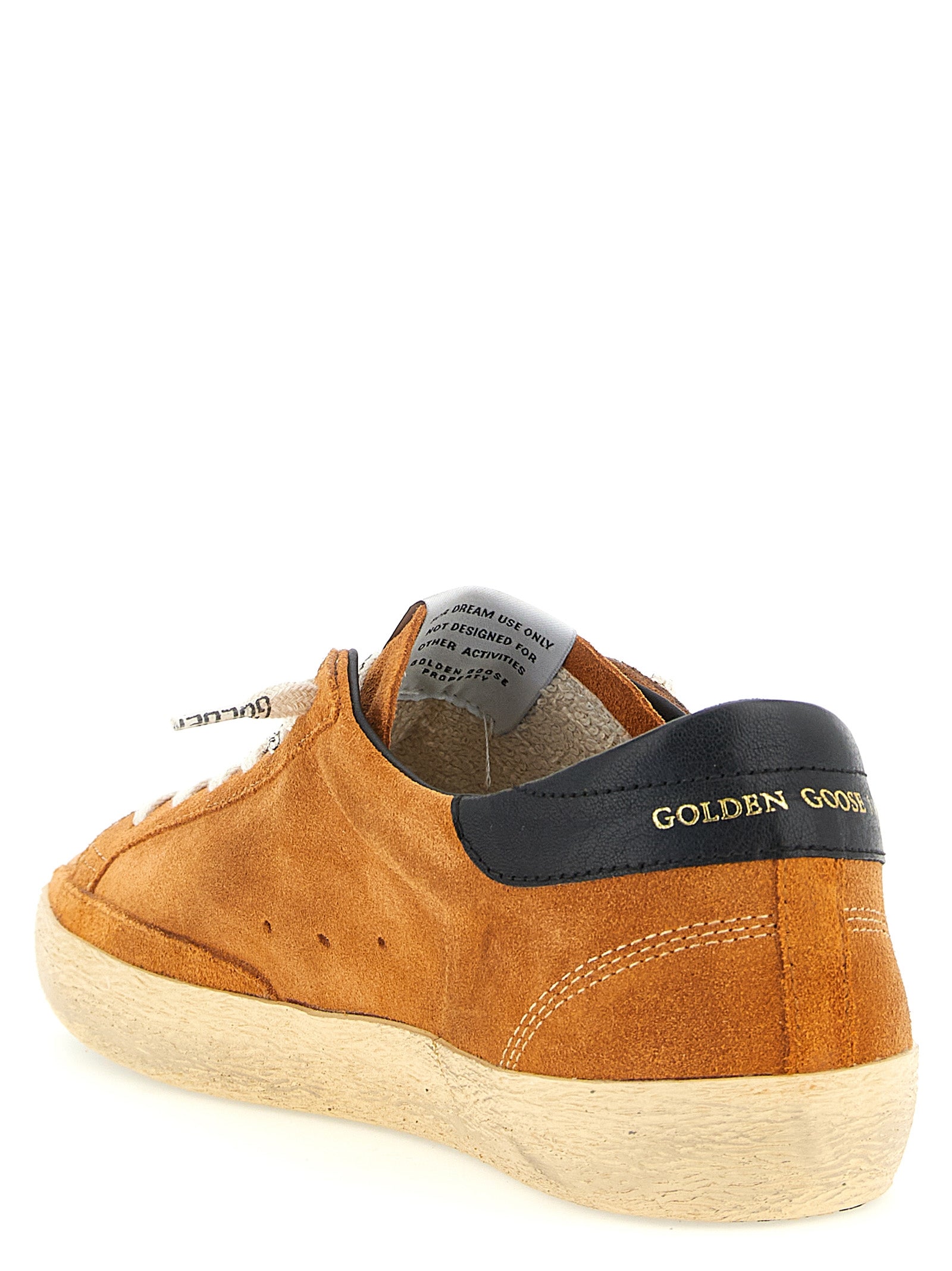 Orange Cowhide Super‑Star Low‑Top Sneaker