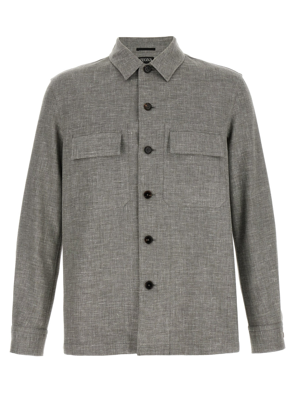 Linen Wool Silk Blouse