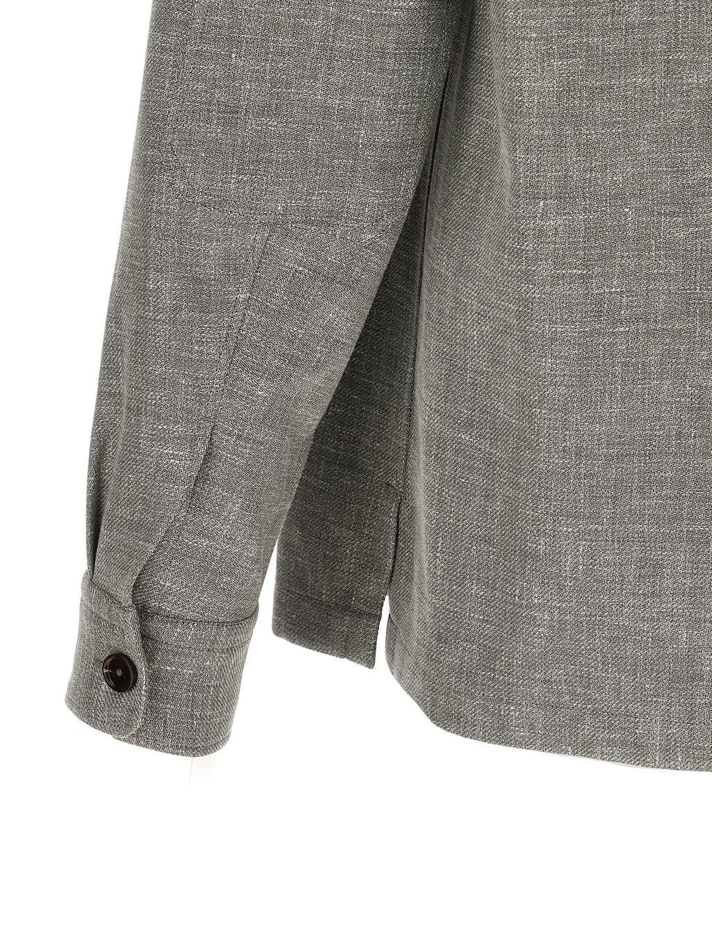 Linen Wool Silk Blouse