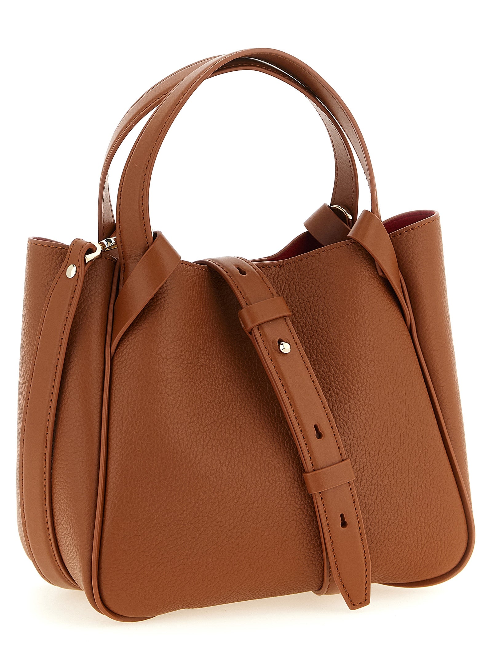 Mini Brown Calfskin Bettina Tote