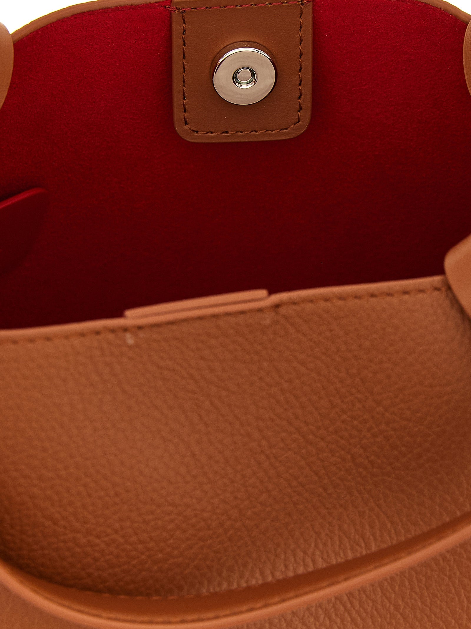 Mini Brown Calfskin Bettina Tote
