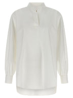 White Cotton Poplin Shirt