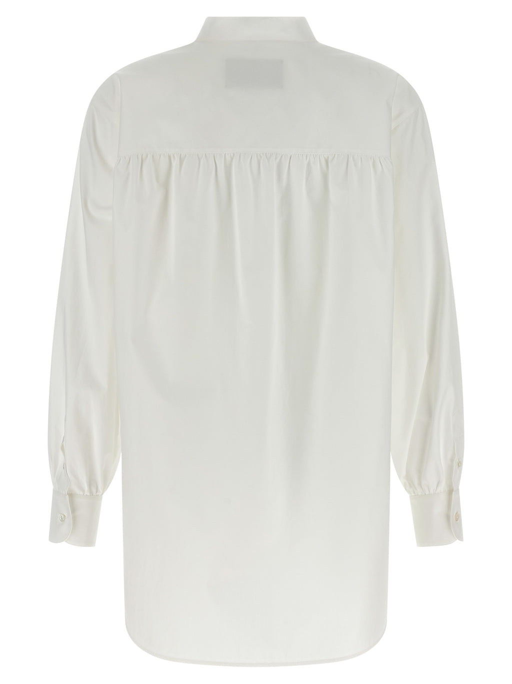 White Cotton Poplin Shirt