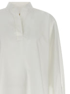 White Cotton Poplin Shirt
