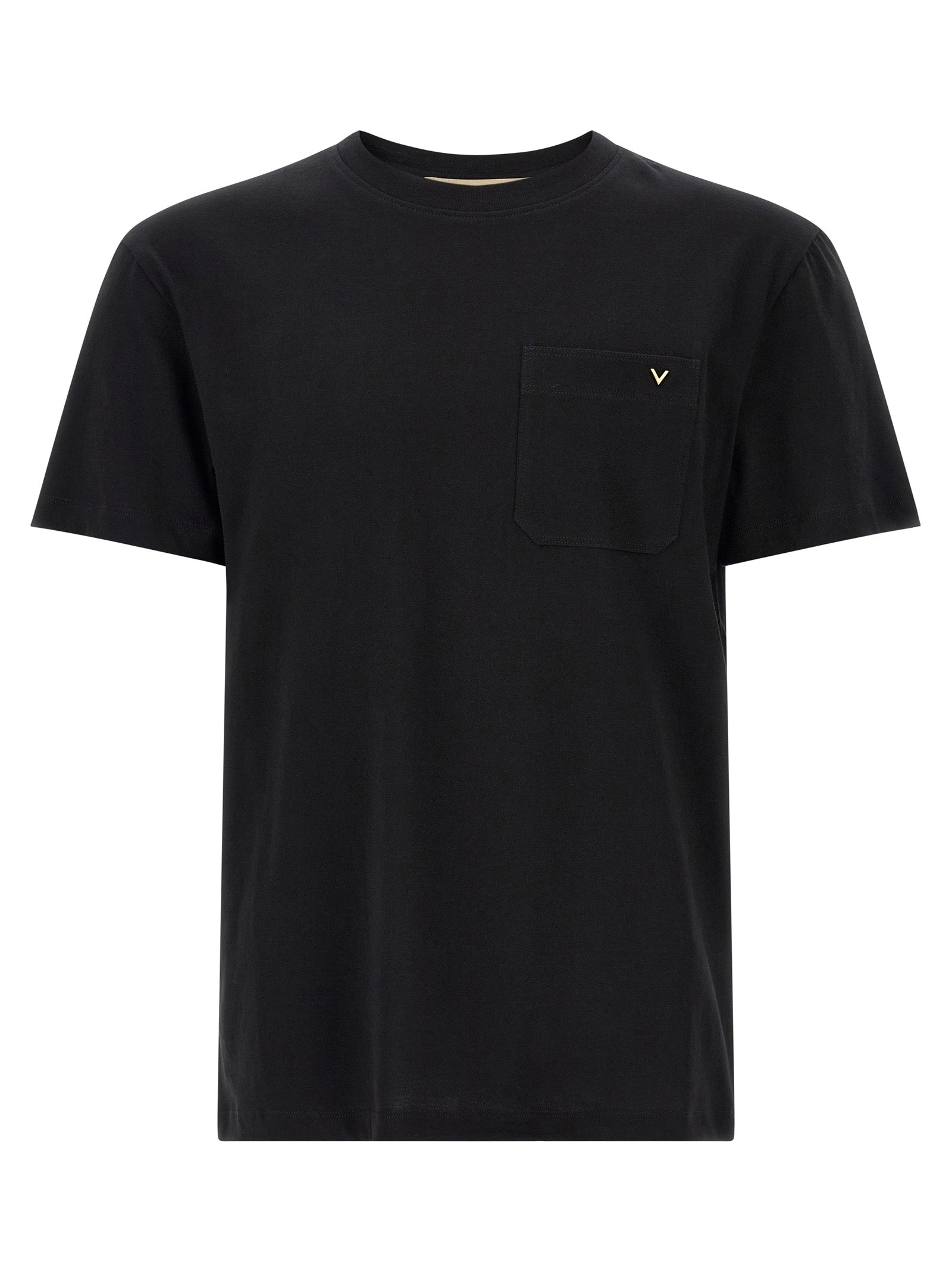 Black Cotton T-Shirt