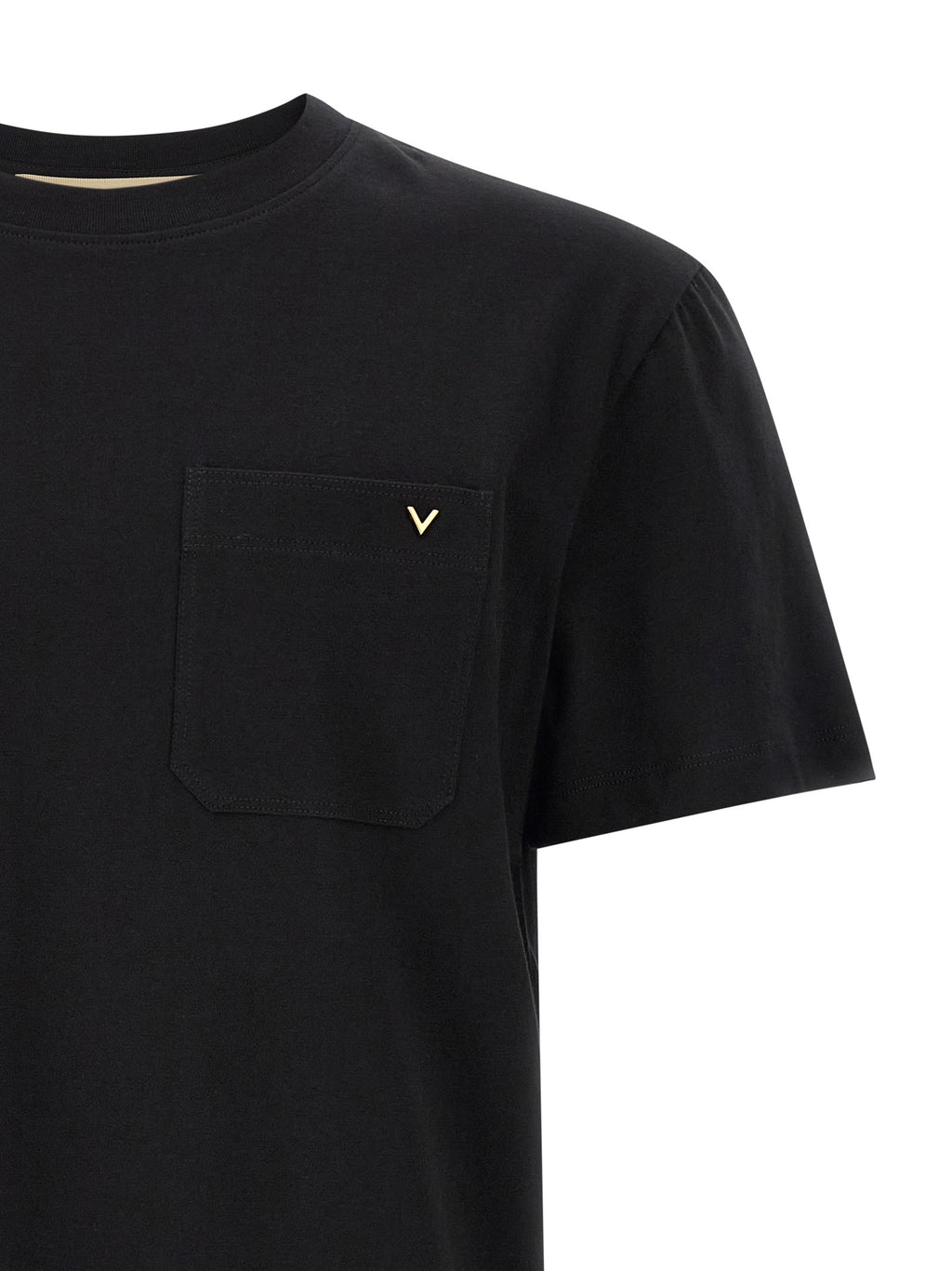Black Cotton T-Shirt