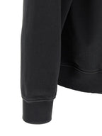 Cotton Fleece Sweatshirt with Flocked Logo