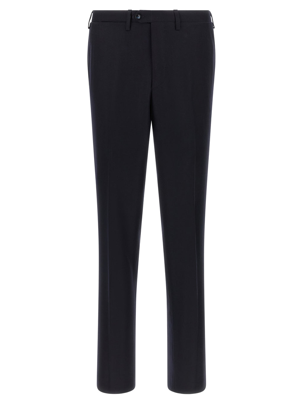 Blue Virgin Wool and Cashmere Double-Breasted Two-Piece Suit