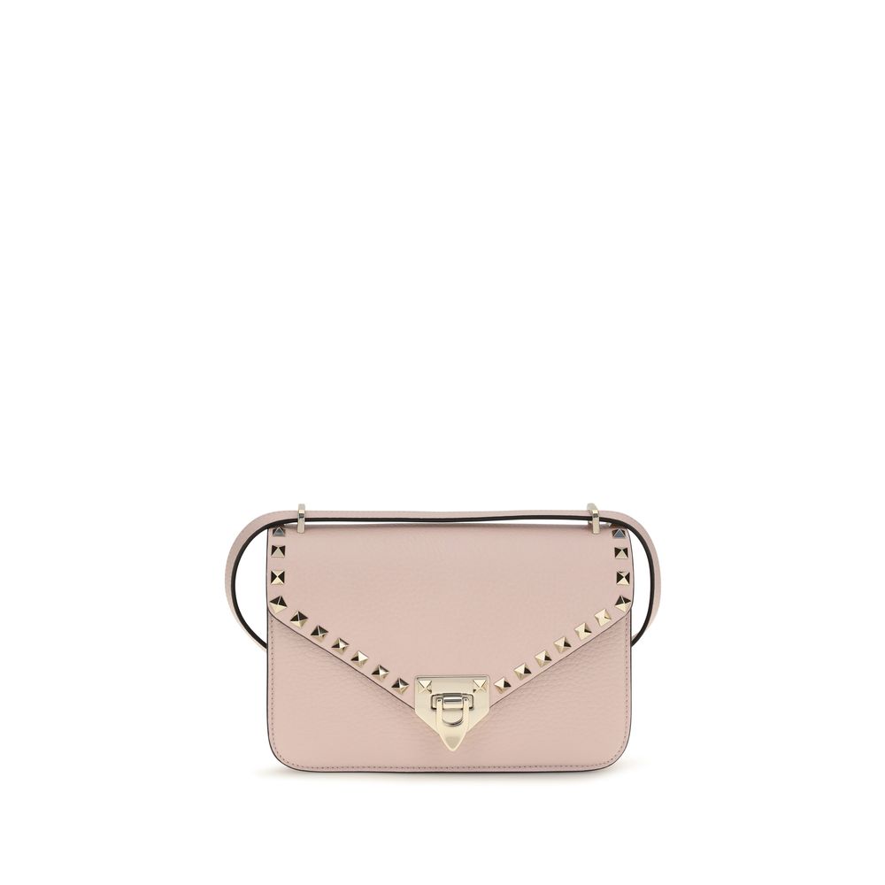 Rockstud Garnet Calfskin Mini Shoulder Bag
