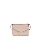 Rockstud Garnet Calfskin Mini Shoulder Bag