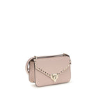 Rockstud Garnet Calfskin Mini Shoulder Bag