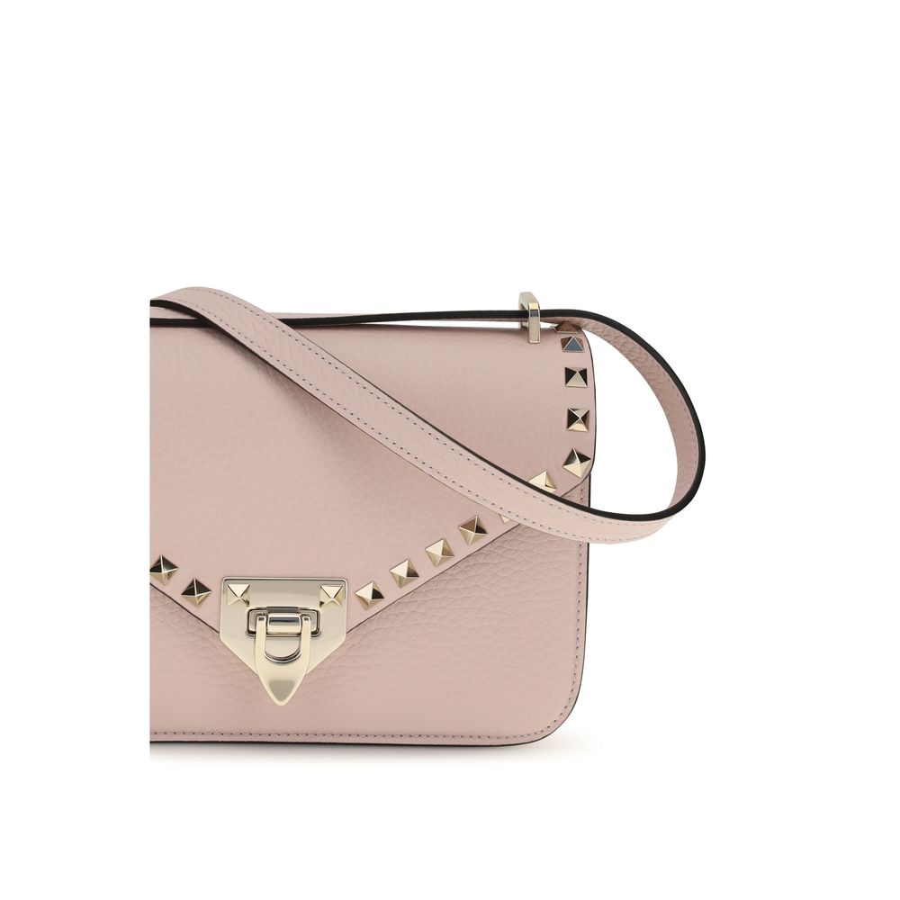 Rockstud Garnet Calfskin Mini Shoulder Bag