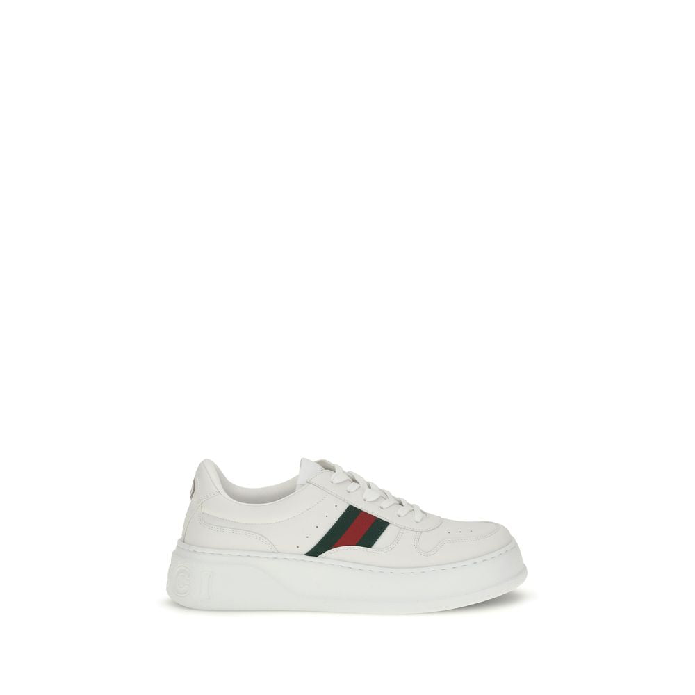 Oversized Calf Leather Sneakers