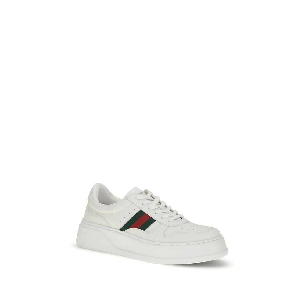 Oversized Calf Leather Sneakers