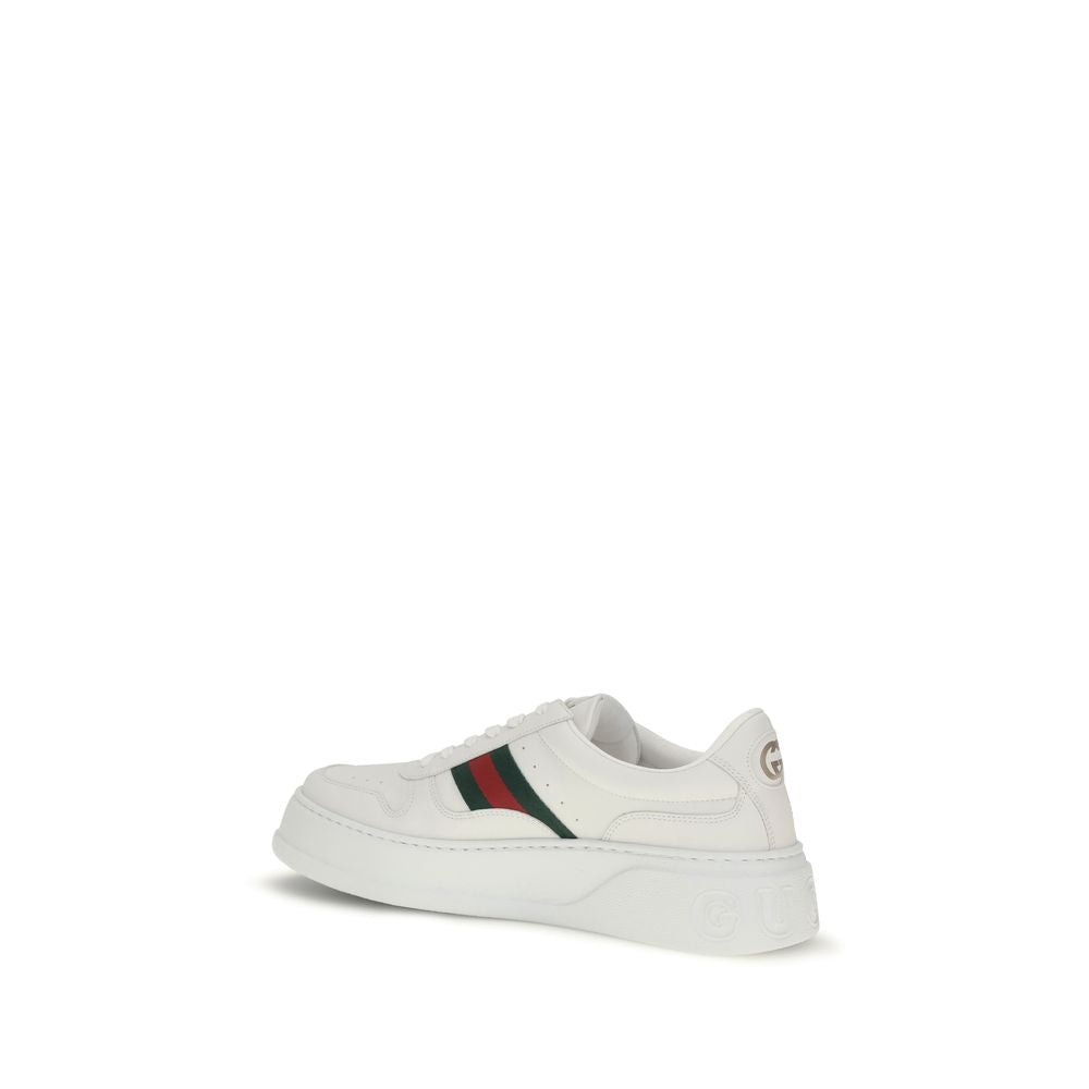 Oversized Calf Leather Sneakers