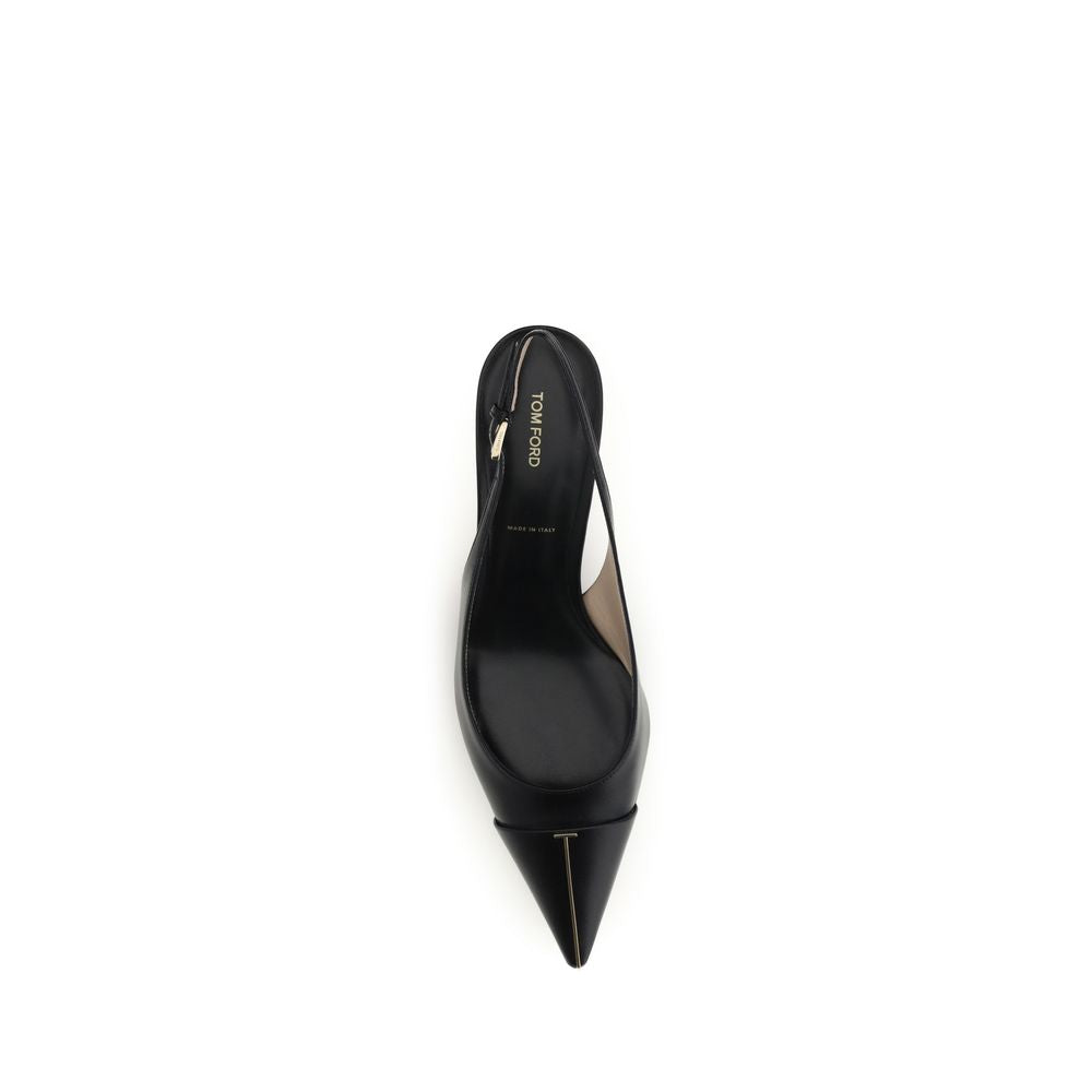 Calfskin Slingback Pumps