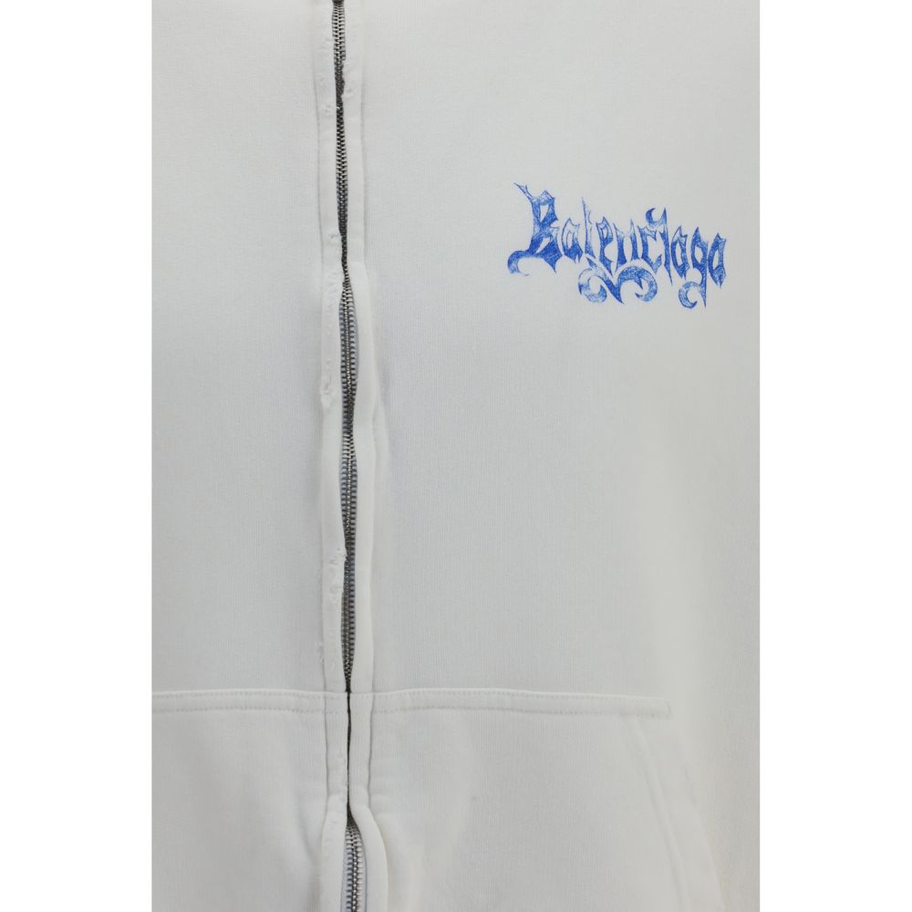 Sketchy Cotton Zip Hoodie