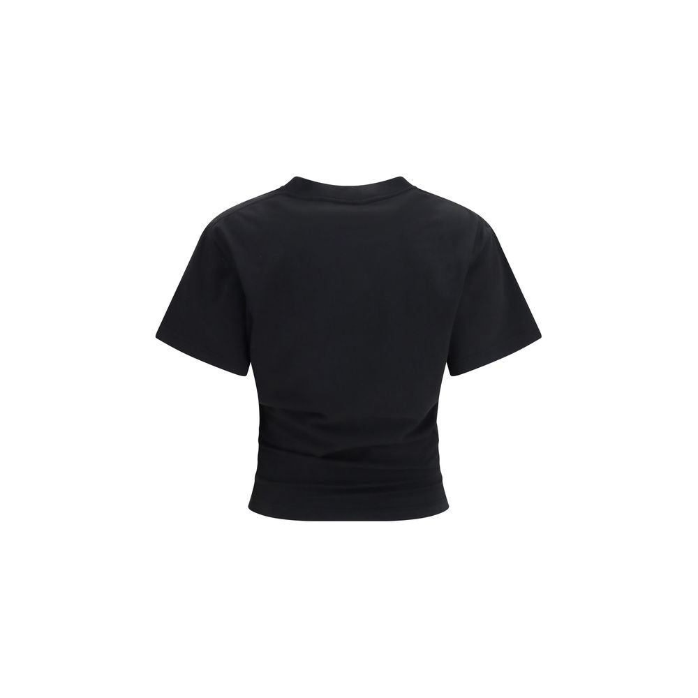 Vintage Holiday Cropped Cotton T-Shirt