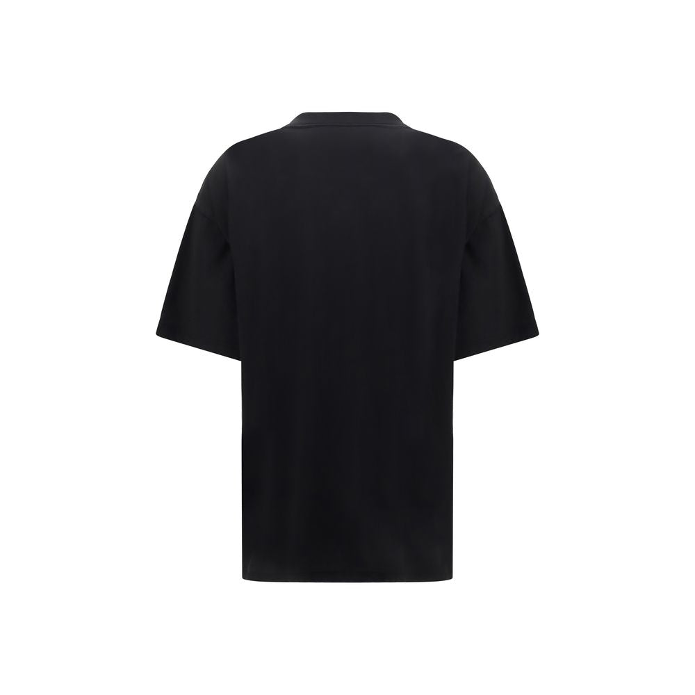 Oversized Black Cotton T-Shirt