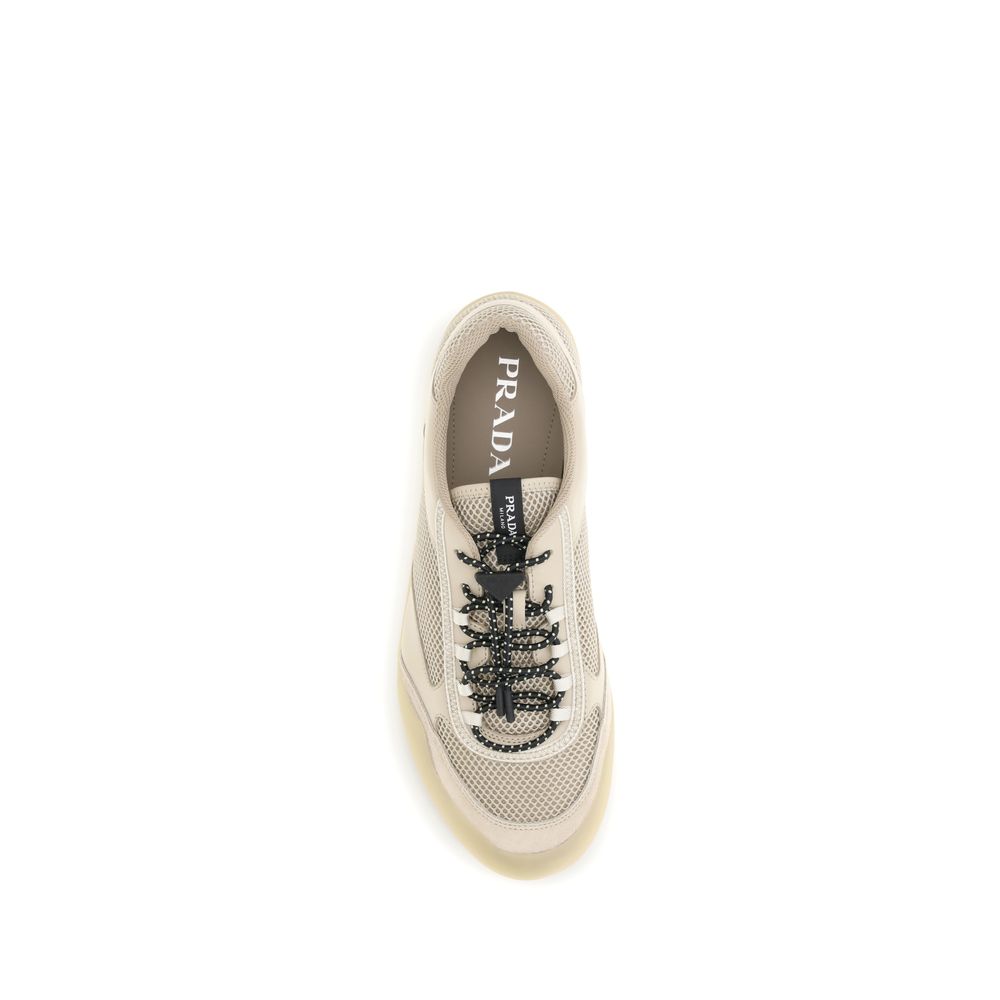 Beige Polyester Speedrock Sneakers