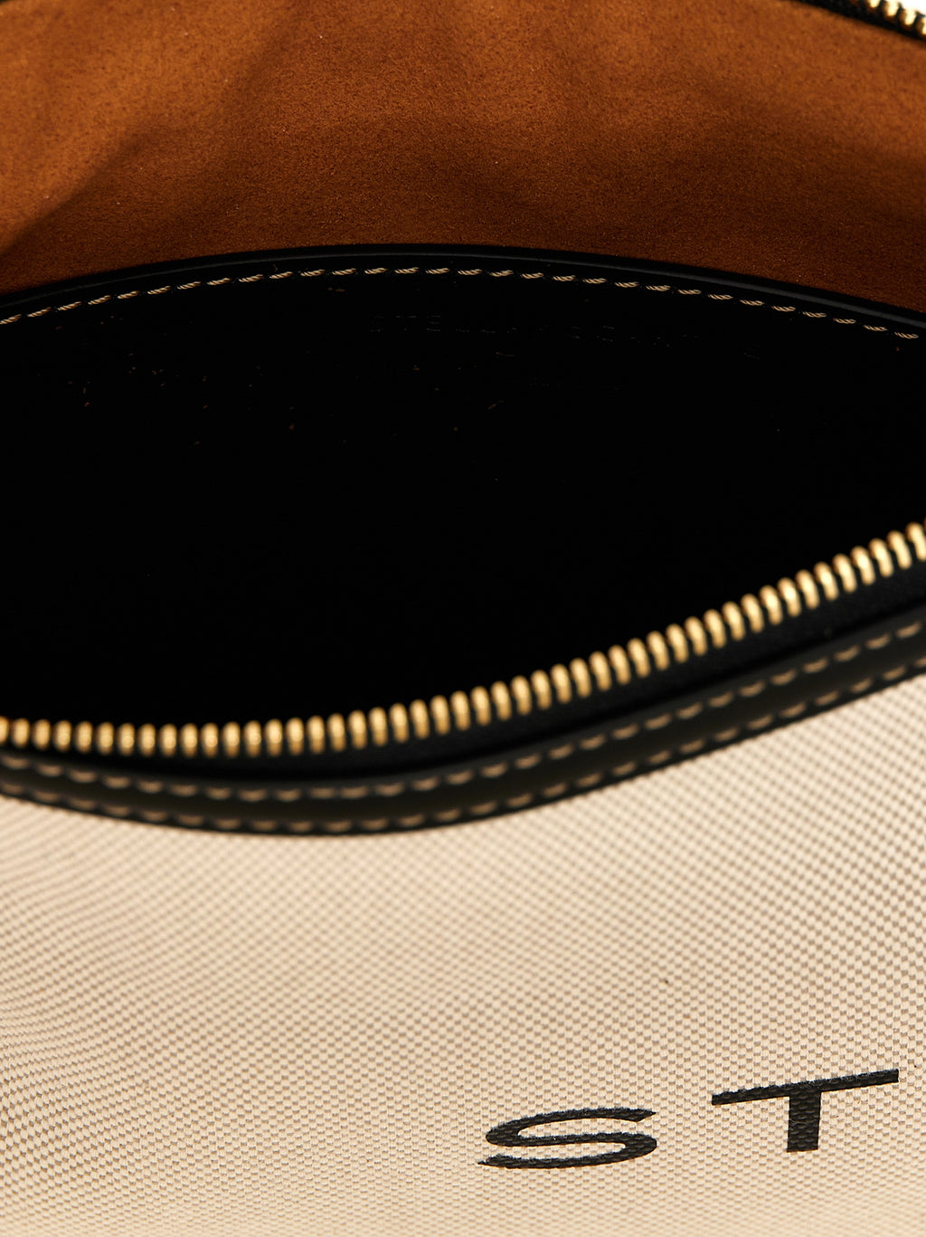 Beige Cotton Clutch