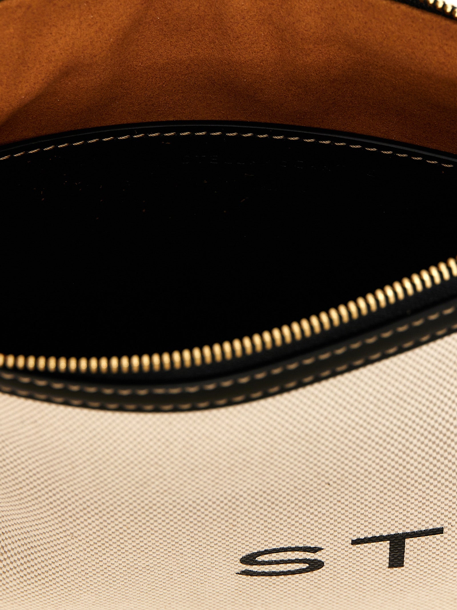 Beige Cotton Clutch