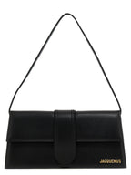 Le Bambino Long Black Cowhide Shoulder Bag