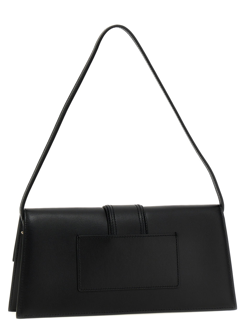 Le Bambino Long Black Cowhide Shoulder Bag
